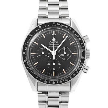 オメガ スピードマスター ムーンウォッチ プロフェッショナル アポロ11号 25th 3591.50 ブラック メンズ 時計 【中古】【wristwatch】