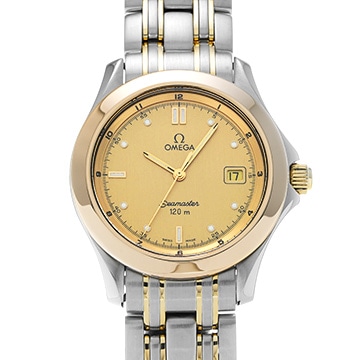 オメガ シーマスター 120 デイト 2311.10 シャンパン メンズ 時計 【中古】【wristwatch】