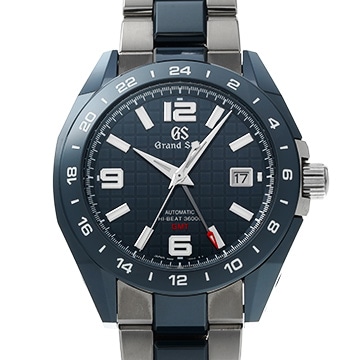 グランドセイコー スポーツコレクション メカニカル ハイビート36000 GMT SBGJ233 ブルー メンズ 時計 【中古】【wristwatch】