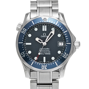 オメガ シーマスター 300 デイト 2551.80 ブルー メンズ 時計 【中古】【wristwatch】
