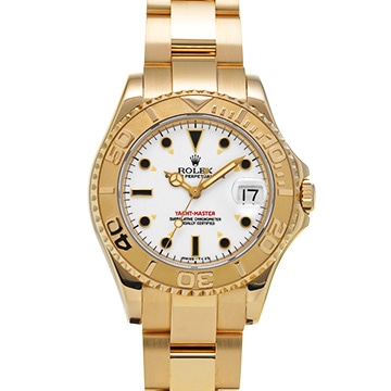 ロレックス ヨットマスター 34 68628 ホワイト ユニセックス 時計 【中古】【wristwatch】