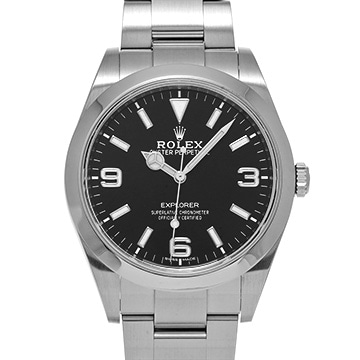 ロレックス エクスプローラー 214270 ブラック メンズ 時計 【中古】【wristwatch】
