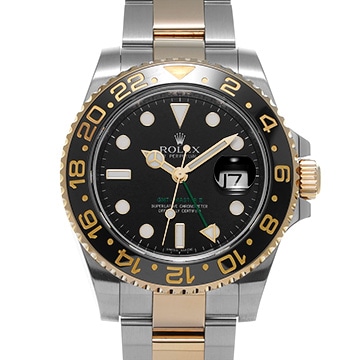 ロレックス GMTマスターII 116713LN ブラック メンズ 時計 【中古】【wristwatch】