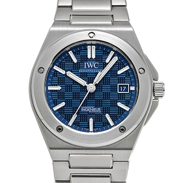 IWC インヂュニア オートマチック 40 IW328907 ブルー メンズ 時計 【中古】【wristwatch】