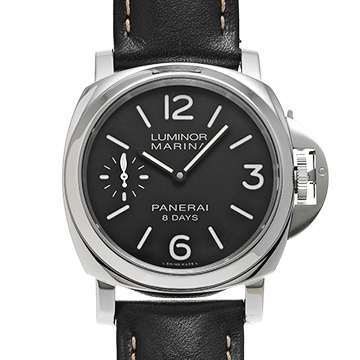 パネライ ルミノールマリーナ 8デイズ PAM00510 ブラック メンズ 時計 【中古】【wristwatch】