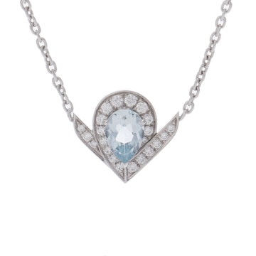 ショーメ ジョセフィーヌ エグレット ネックレス シルバー 085144 K18ホワイトゴールド WG レディース ジュエリー 【中古】【jewelry】