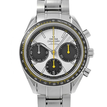 オメガ スピードマスター レーシング コーアクシャル 326.30.40.50.04.001 ホワイト/ブラック メンズ 時計 【中古】【wristwatch】