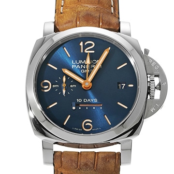 パネライ ルミノール1950 GMT PAM00689 ブルー メンズ 時計 【中古】【wristwatch】