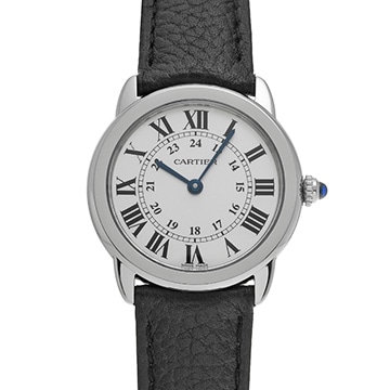 カルティエ ロンドソロ ドゥ カルティエ SM WSRN0019 シルバー レディース 時計 【中古】【wristwatch】