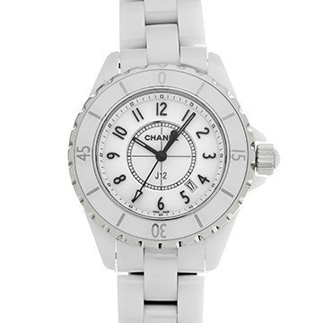 シャネル J12 33MM H0968 ホワイト レディース 時計 【中古】【wristwatch】