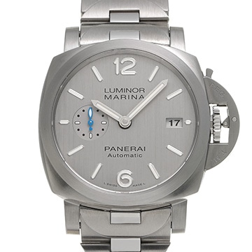 パネライ ルミノール マリーナ 42mm PAM00977 シルバー メンズ 時計 【中古】【wristwatch】
