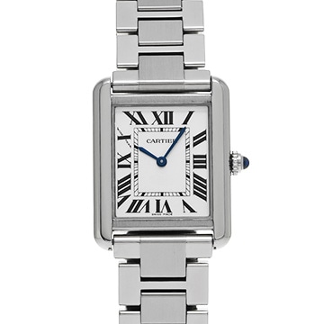 カルティエ タンク ソロ LM W5200014 シルバー ユニセックス 時計 【中古】【wristwatch】