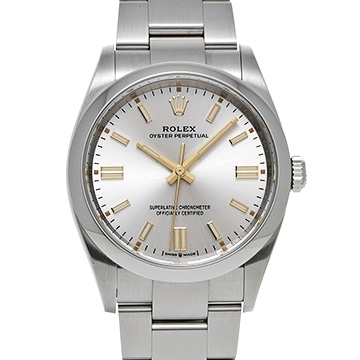 ロレックス オイスターパーペチュアル 36 126000 シルバー メンズ 時計 【中古】【wristwatch】