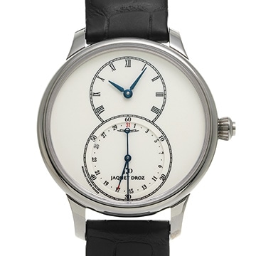 ジャケ ドロー グランセコンド カンティエーム J007014200 ホワイト メンズ 時計 【中古】【wristwatch】