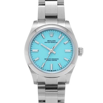 ロレックス オイスターパーペチュアル 31 277200 ターコイズブルー ユニセックス 時計 【中古】【wristwatch】