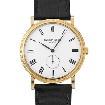 パテック フィリップ カラトラバ 5119J-001 ホワイト メンズ 時計 【中古】【wristwatch】