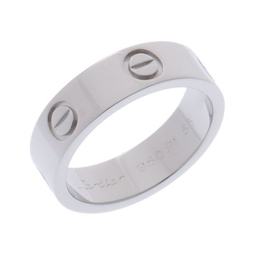 カルティエ ラブリング #53 シルバー Pt950プラチナ レディース ジュエリー 【中古】【jewelry】