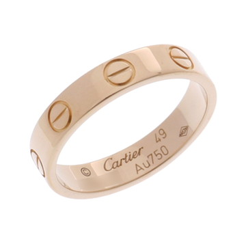 カルティエ ミニラブリング #49 ゴールド B4085049 K18イエローゴールド YG レディース ジュエリー 【中古】【jewelry】