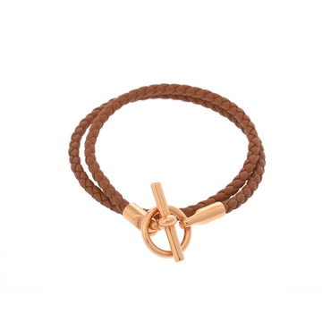 エルメス グレナン ドゥブルトゥール ブラウン/ゴールド金具 ヴォースイフト レディース ジュエリー 【中古】【jewelry】