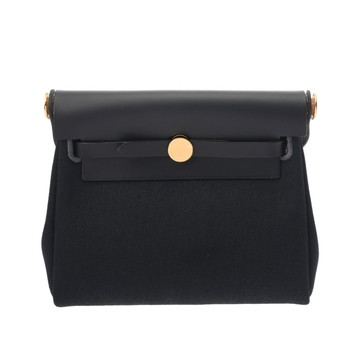 エルメス エールバッグ ジップ ミニ ブルーインディゴ トワルミリタリー/ヴァッシュハンター レディース バッグ 【未使用】【bag】