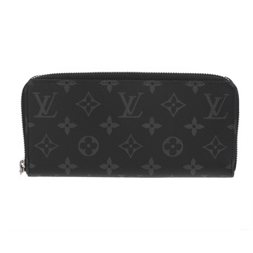 ルイ ヴィトン モノグラムエクリプス ジッピーウォレット ホリゾンタル ブラック モノグラムキャンバス メンズ 財布 【未使用】【purse】