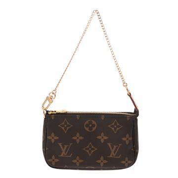 ルイ ヴィトン モノグラム ミニポシェットアクセソワール ブラウン モノグラムキャンバス レディース 【新品】【bag】
