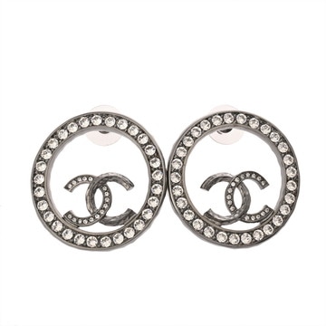 シャネル イヤリング シルバー メタル/ストラス レディース ジュエリー 【中古】【jewelry】