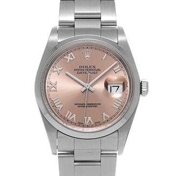 ロレックス デイトジャスト 16200 ピンク メンズ 時計 【中古】【wristwatch】