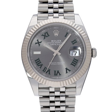 ロレックス デイトジャスト 41 126334 スレートグレー メンズ 時計 【中古】【wristwatch】