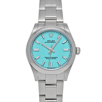 ロレックス オイスターパーペチュアル 31 277200 ターコイズブルー ユニセックス 時計 【中古】【wristwatch】