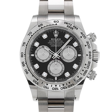 ロレックス コスモグラフ デイトナ 126509G ブライトブラック/スチール/ダイヤモンド メンズ 時計 【中古】【wristwatch】