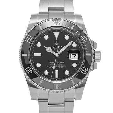 ロレックス サブマリーナ デイト 116610LN ブラック メンズ 時計 【中古】【wristwatch】