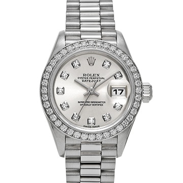 ロレックス デイトジャスト 79136G シルバー/ダイヤモンド レディース 時計 【中古】【wristwatch】