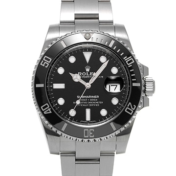 ロレックス サブマリーナ デイト 116610LN ブラック メンズ 時計 【中古】【wristwatch】