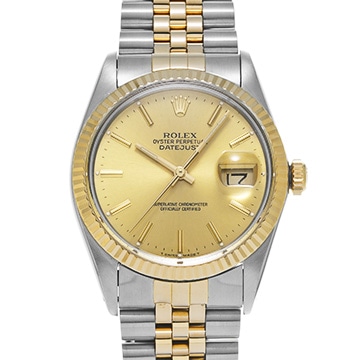 ロレックス デイトジャスト 16013 シャンパン メンズ 時計 【中古】【wristwatch】