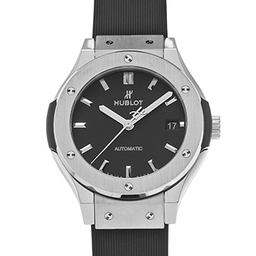 ウブロ クラシックフュージョン チタニウム 565.NX.1171.RX ブラック ユニセックス 時計 【中古】【wristwatch】