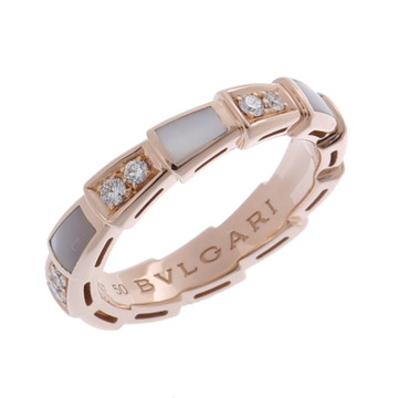 ブルガリ セルペンティヴァイパーリング #50 ゴールド K18ピンクゴールド PG ユニセックス ジュエリー 【中古】【jewelry】