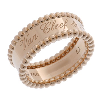 ヴァン クリーフ&アーペル ペルレ シニアチュール リング #52 ゴールド K18イエローゴールド YG レディース ジュエリー 【中古】【jewelry】