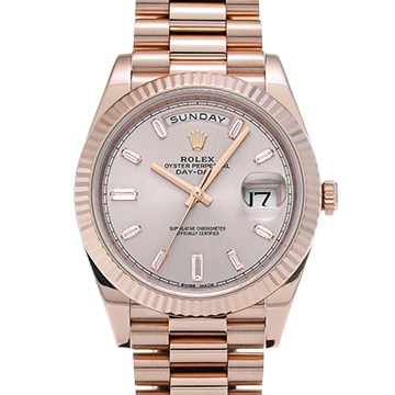 ロレックス デイデイト 40 228235A サンダスト/ダイヤモンド メンズ 時計 【中古】【wristwatch】