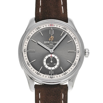 ブライトリング プレミエ オートマチック 40 A37340351B1X1 グレー メンズ 時計 【中古】【wristwatch】