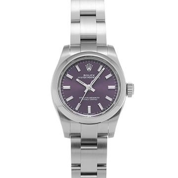 ロレックス オイスターパーペチュアル 26 176200 パープル レディース 時計 【中古】【wristwatch】