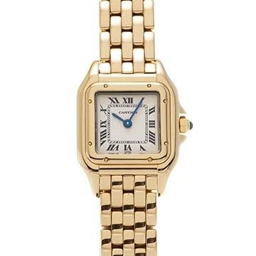カルティエ パンテール SM W25022B9 アイボリー レディース 時計 【中古】【wristwatch】
