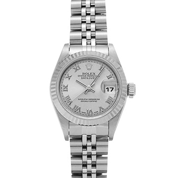 ロレックス デイトジャスト 69174 グレー レディース 時計 【中古】【wristwatch】
