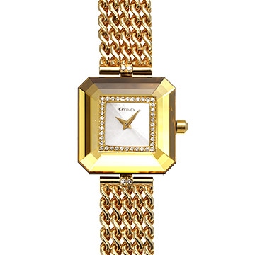 センチュリー プライムタイム ホワイトシェル/ダイヤモンド レディース 時計 【中古】【wristwatch】