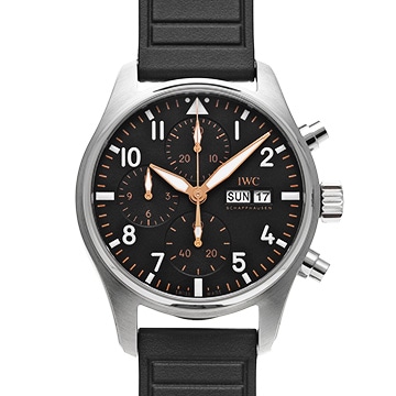 IWC パイロットウォッチ クロノグラフ 41 APXGP IW388116 ブラック メンズ 時計 【中古】【wristwatch】