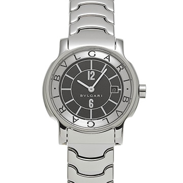 ブルガリ ソロテンポ ST29S ブラック ユニセックス 時計 【中古】【wristwatch】