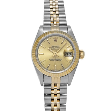 ロレックス デイトジャスト 79173 シャンパン レディース 時計 【中古】【wristwatch】