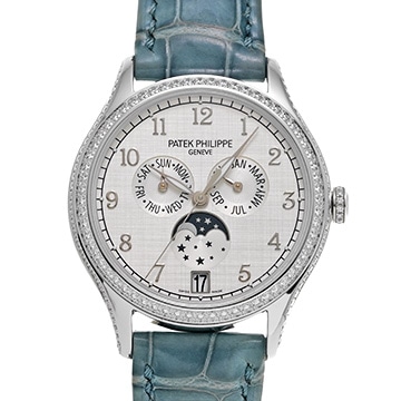 パテック フィリップ コンプリケーション アニュアルカレンダー ムーンフェイズ 4947/1A-001 シルバー メンズ 時計 【中古】【wristwatch】