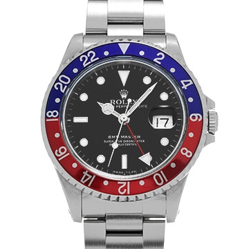 ロレックス GMTマスター 16700 ブラック メンズ 時計 【中古】【wristwatch】