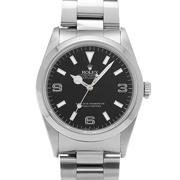 ロレックス エクスプローラー 14270 ブラック メンズ 時計 【中古】【wristwatch】